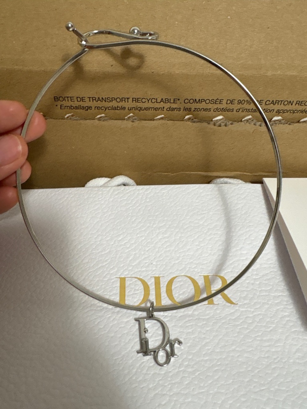 Dior Logo Charm choker - Picture 5 of 9